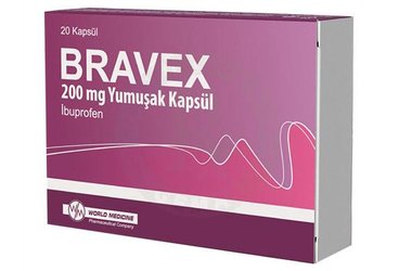 BRAVEX 200 MG YUMUSAK KAPSUL (20 KAPSUL)