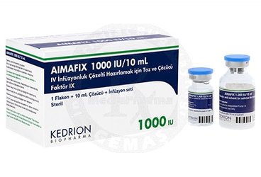 AIMAFIX 1000 IU/10 ML IV INFUZYONLUK COZELTI HAZIRLAMAK ICIN TOZ VE COZUCU