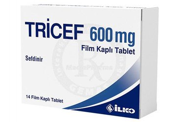 TRICEF 600 MG FILM KAPLI TABLET (14 TABLET)