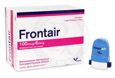 FRONTAIR 100 MCG/6 MCG INHALASYON TOZU, SERT KAPSUL(120 KAPSUL)
