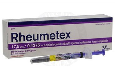 RHEUMETEX 17,5 MG/0,4375 ML ENJEKSIYONLUK COZELTI ICEREN KULLANIMA HAZIR ENJEKTOR (1 ADET)