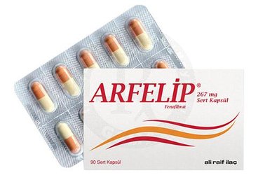 ARFELIP 267 MG SERT KAPSUL (90 ADET)