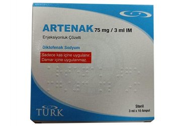 ARTENAK 75 MG/3 ML IM ENJEKSIYONLUK COZELTI (10 ADET)