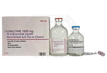 LUNGZYME 1000 MG IV INFUZYONLUK COZELTI HAZIRLAMAK ICIN TOZ VE COZUCU (1 FLAKON)