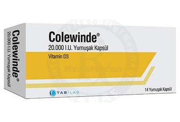 COLEWINDE 20.000 I.U. YUMUSAK KAPSUL (14 ADET)