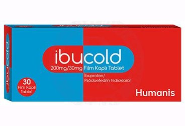 IBUCOLD 200 MG/30 MG FILM KAPLI TABLET (30 TB)