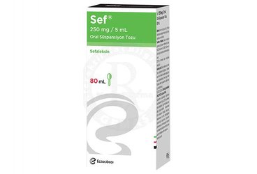 SEF 250 MG / 5 ML ORAL  SUSPANSIYON TOZU (80 ML)