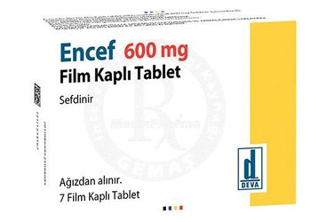 ENCEF 600 MG FILM KAPLI TABLET (7 ADET)