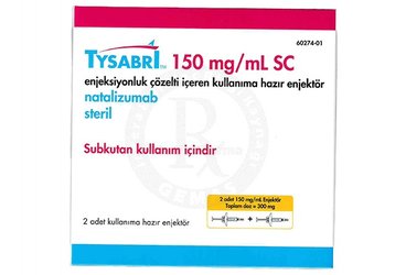 TYSABRI 150 MG/ML SC ENJEKSIYONLUK COZELTI ICEREN KULLANIMA HAZIR ENJEKTOR