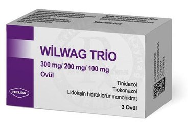 WILWAG TRIO 300 MG/ 200 MG/ 100 MG OVUL