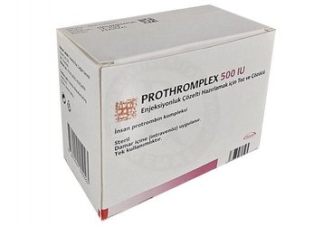 PROTHROMPLEX 500 IU ENJEKSIYONLUK COZELTI HAZIRLAMAK ICIN TOZ VE COZUCU (1 FLAKON)