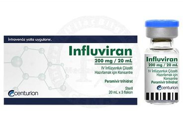 INFLUVIRAN 200 MG/20 ML IV INFUZYONLUK COZELTI HAZIRLAMAK ICIN KONSANTRE (3 ADET)