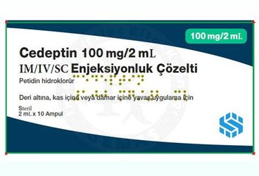 CEDEPTIN 100 MG/2 ML IM/IV/SC ENJEKSIYONLUK COZELTI