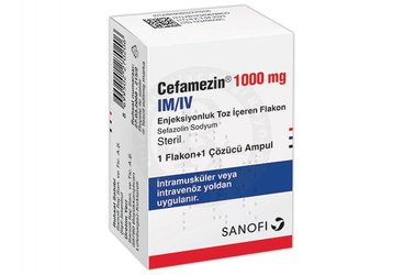 CEFAMEZIN 1000 MG IM/IV ENJEKSIYONLUK TOZ VE COZUCU