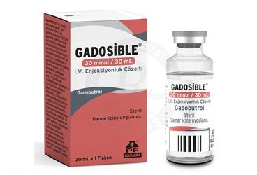 GADOSIBLE 30 MMOL/30 ML I.V. ENJEKSIYONLUK COZELTI (1 ADET)