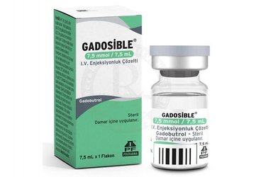 GADOSIBLE 7,5 MMOL/7,5 ML I.V. ENJEKSIYONLUK COZELTI (1 ADET)