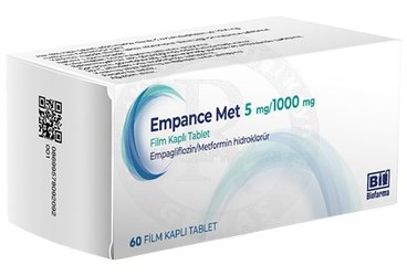 EMPANCE MET 5 MG/1000 MG FILM KAPLI TABLET