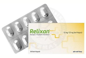 RELIXAN 12 MG/25 MG SERT KAPSUL