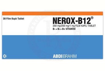 NEROX-B12 250 MG / 250 MG / 1MG
FILM TABLET 30 TABLET