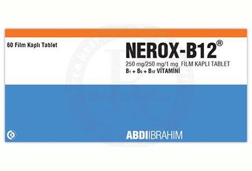 NEROX-B12 250 MG / 250 MG / 1MG
FILM TABLET 60 TABLET