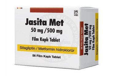 JASITA MET 50 MG/500 MG FILM KAPLI TABLET