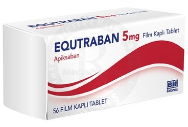 EQUTRABAN 5 MG FILM KAPLI TABLET (56 ADET)