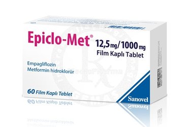 EPICLO-MET 12,5 MG/1000 MG FILM KAPLI TABLET (60 ADET)