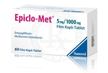 EPICLO-MET 5 MG/1000 MG FILM KAPLI TABLET (60 ADET)