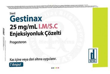 GESTINAX 25 MG/ML I.M/S.C ENJEKSIYONLUK COZELTI (7 AMPUL)