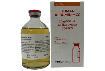 HUMAN ALBUMIN MCG 20/100 ML  INFUZYONLUK COZELTI