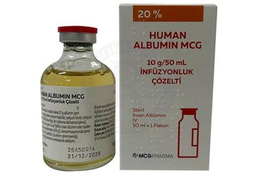 HUMAN ALBUMIN MCG 10/50 ML  INFUZYONLUK COZELTI