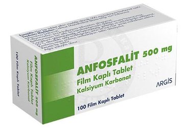 ANFOSFALIT 500 MG FILM KAPLI TABLET (100 ADET)