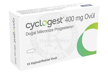 CYCLOGEST 400 MG VAJINAL OVUL (PROGESTERON)