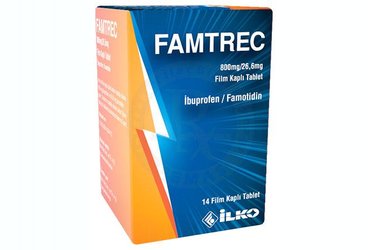 FAMTREC 800 MG/26,6 MG FILM KAPLI TABLET (14 TABLET)