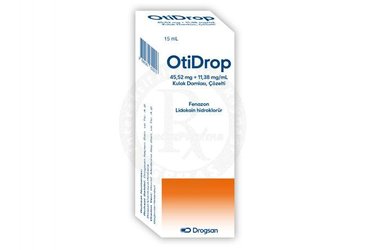 OTIDROP 45,52 MG + 11,38 MG/ML KULAK DAMLASI, COZELTI (1 ADET)