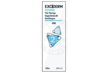 EXCIDERM HYDRO %2 DERİYE UYGULANACAK EMULSIYON