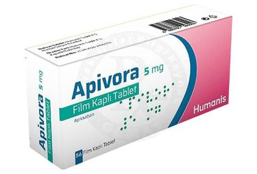 APIVORA 5 MG FILM KAPLI TABLET