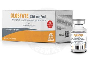 GLOSFATE 216 MG/ML INFUZYONLUK COZELTI HAZIRLAMAK ICIN KONSANTRE
