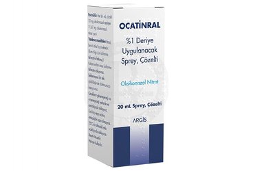 OCATINRAL %1 DERIYE UYGULANACAK SPREY, COZELTI