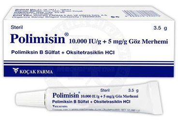 POLIMISIN 10.000 IU/G+5MG/G GOZ MERHEMI (3,5 G)