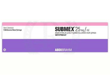 SUBMEX 25 MG/ ML ENJEKSIYONLUK COZELTI ICEREN KULLANIMA HAZIR SIRINGA (1 SIRINGA)